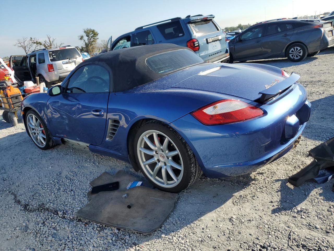 2006 Porsche Boxster S Blue vin: WP0CB29816U731792