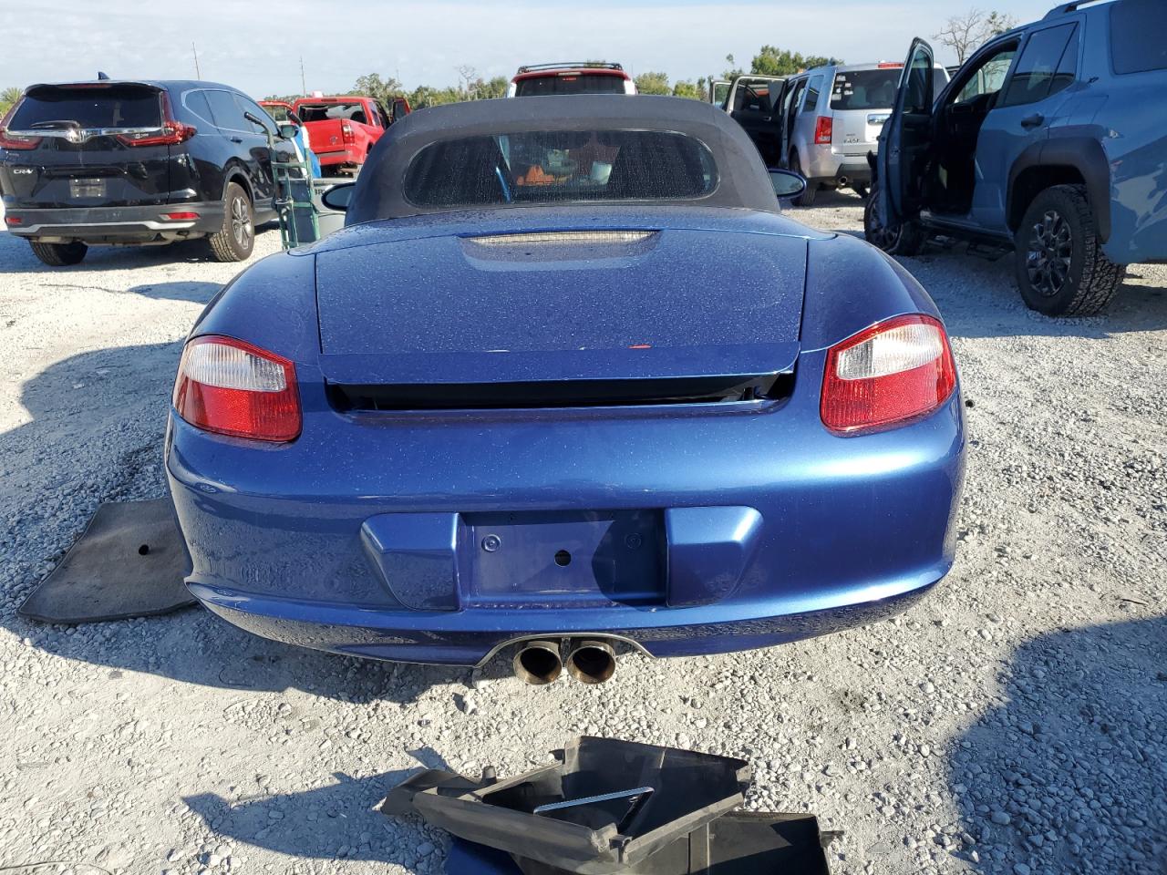 2006 Porsche Boxster S Blue vin: WP0CB29816U731792