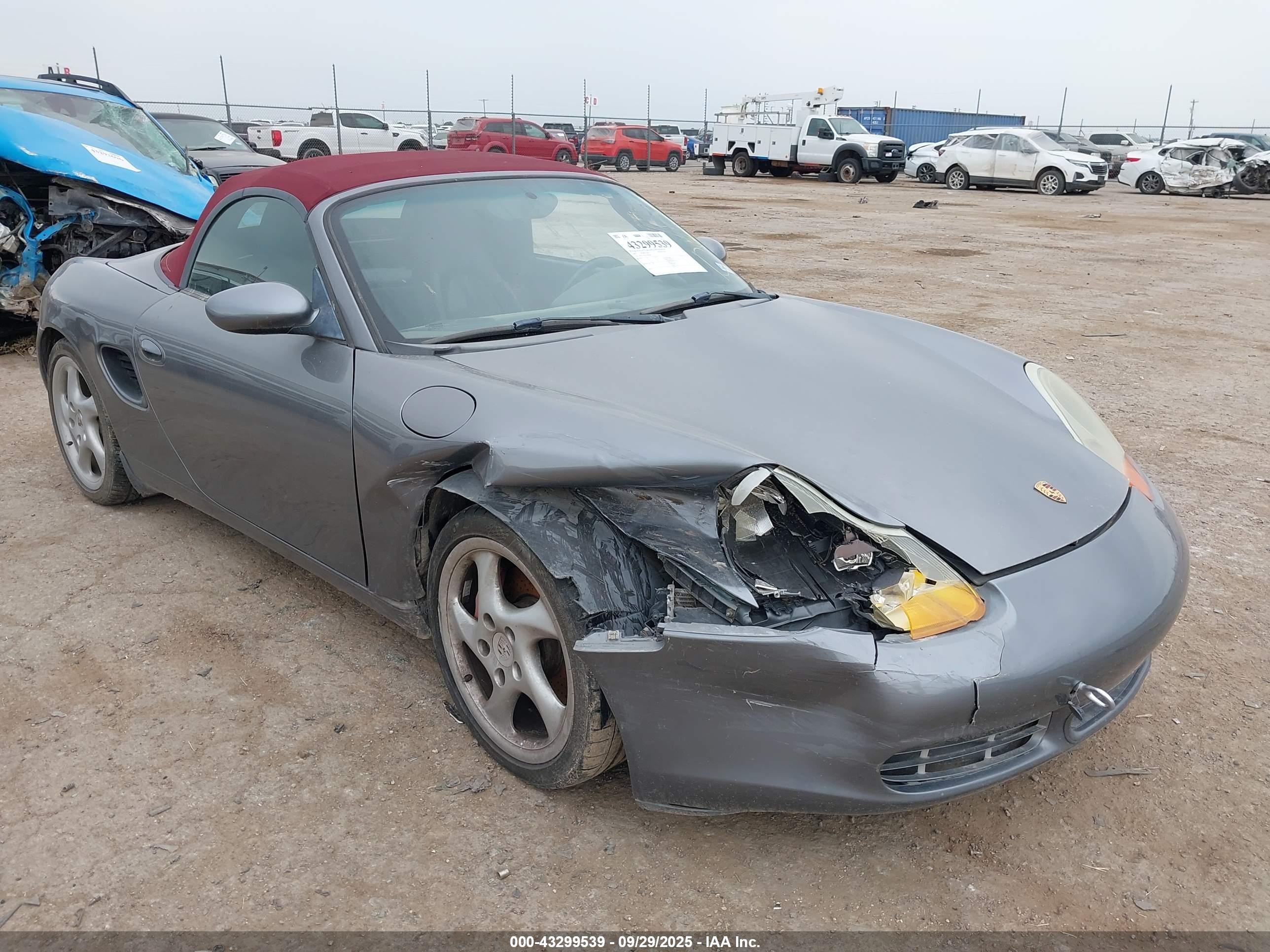 2002 Porsche Boxster S Gray vin: WP0CB29822U660564