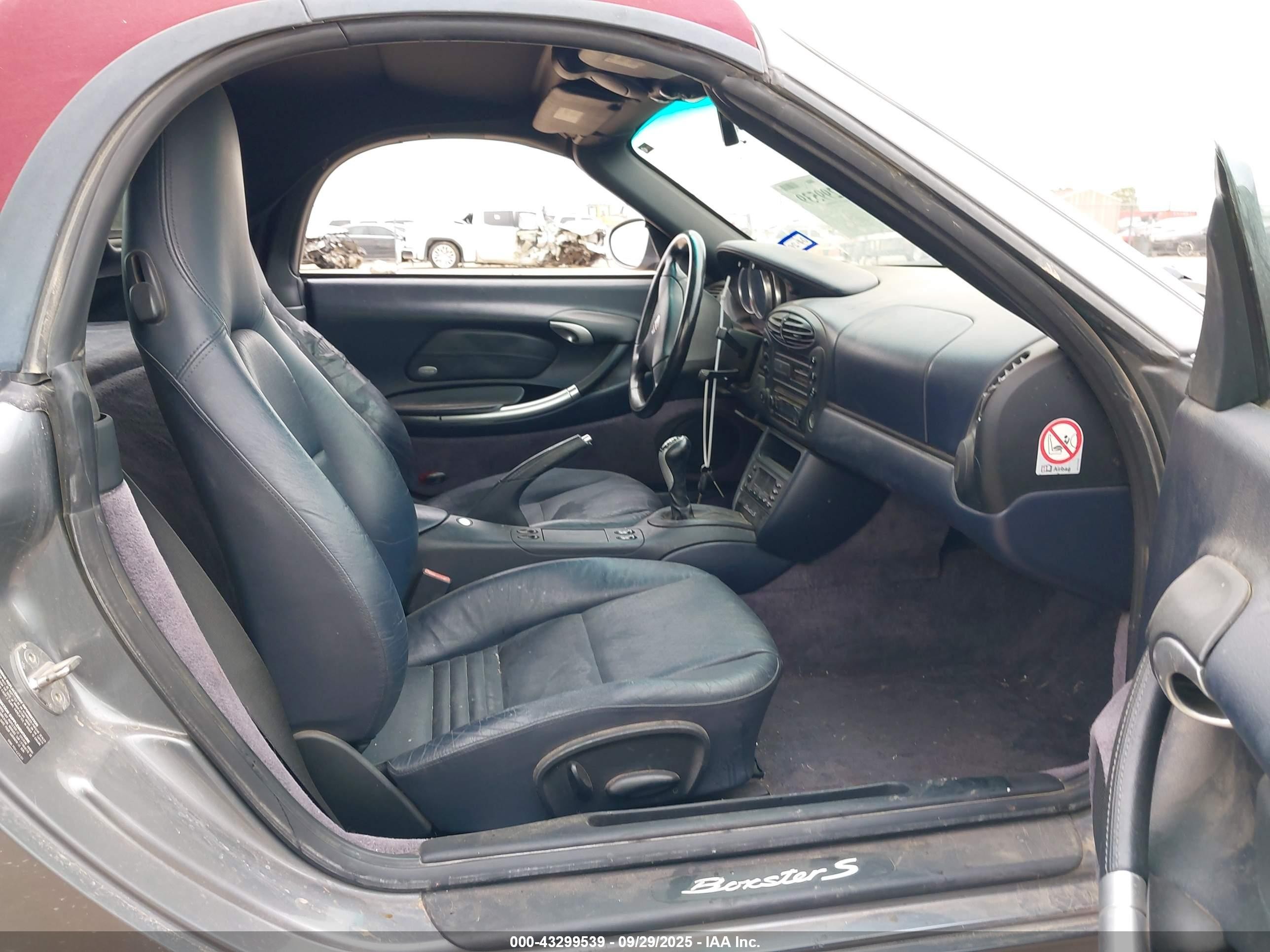 2002 Porsche Boxster S Gray vin: WP0CB29822U660564