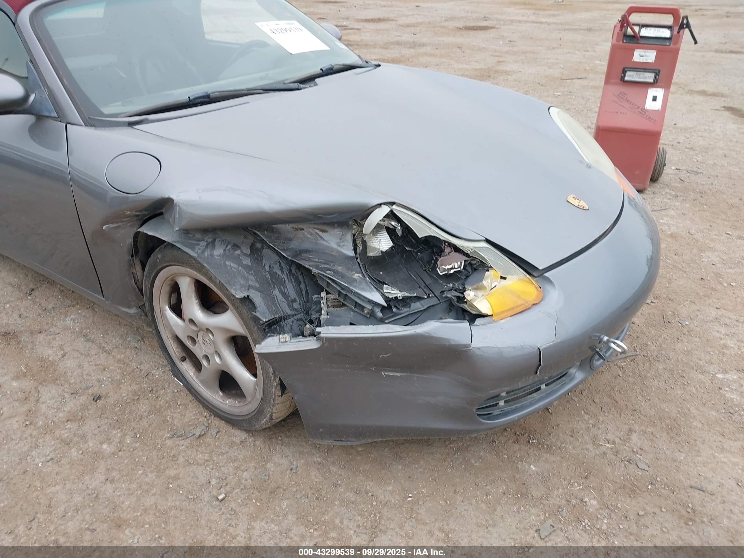 2002 Porsche Boxster S Gray vin: WP0CB29822U660564