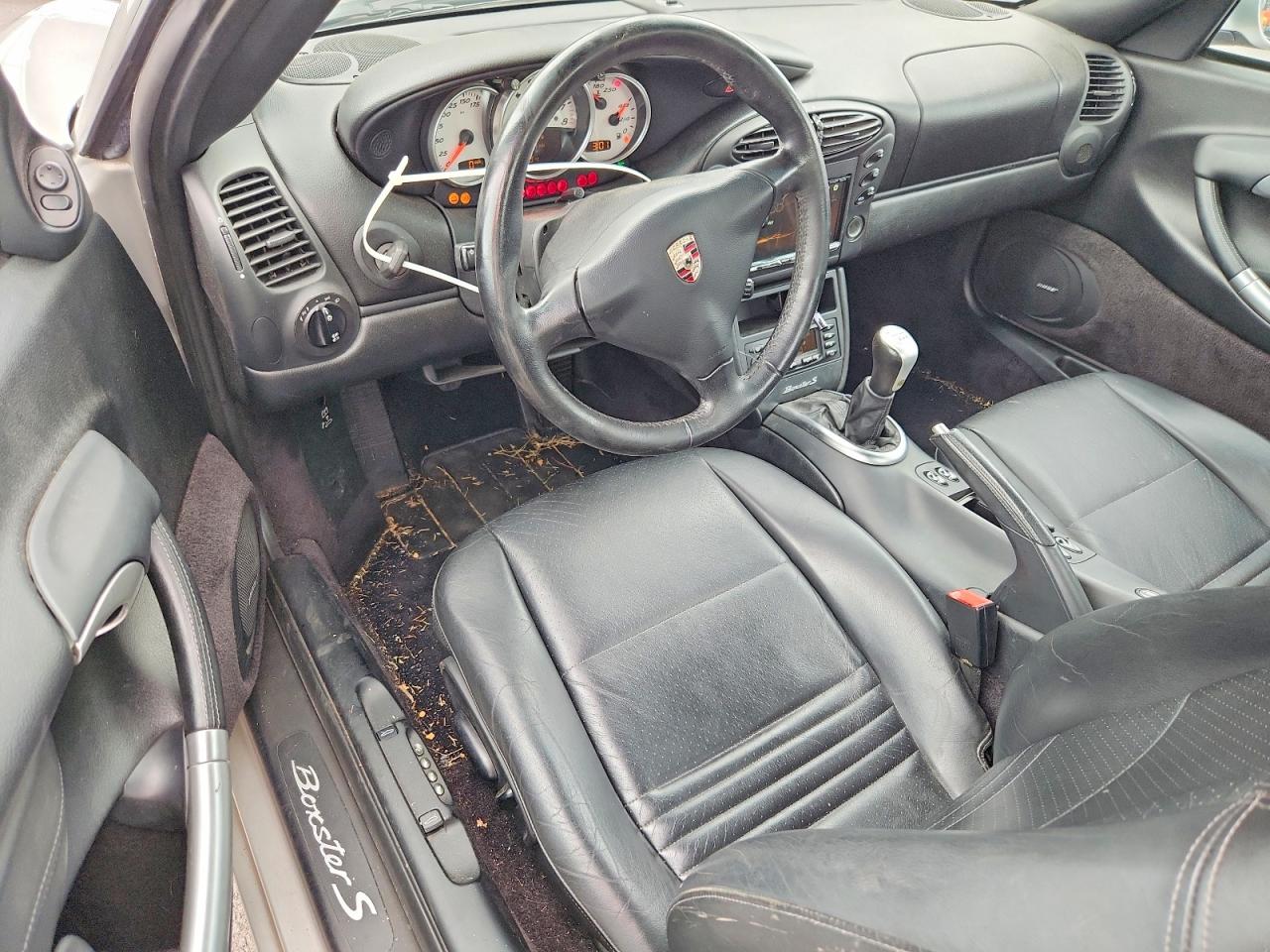 2002 Porsche Boxster S Silver vin: WP0CB29822U660919