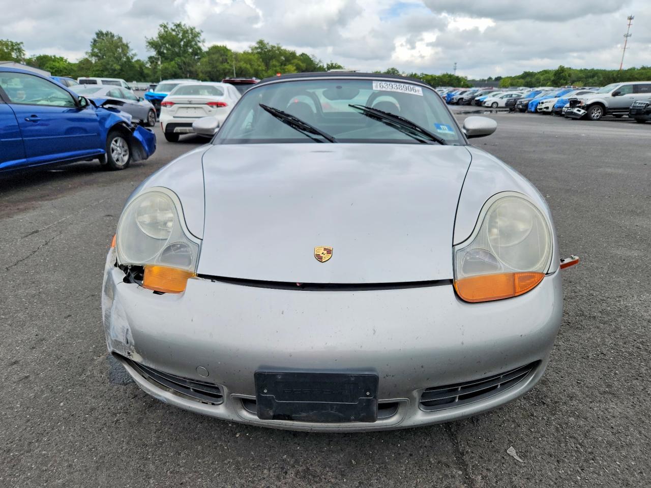 2002 Porsche Boxster S Silver vin: WP0CB29822U660919