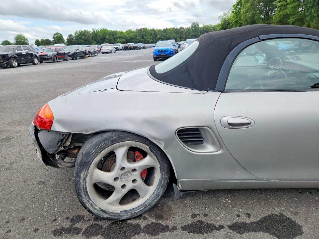 2002 Porsche Boxster S Silver vin: WP0CB29822U660919