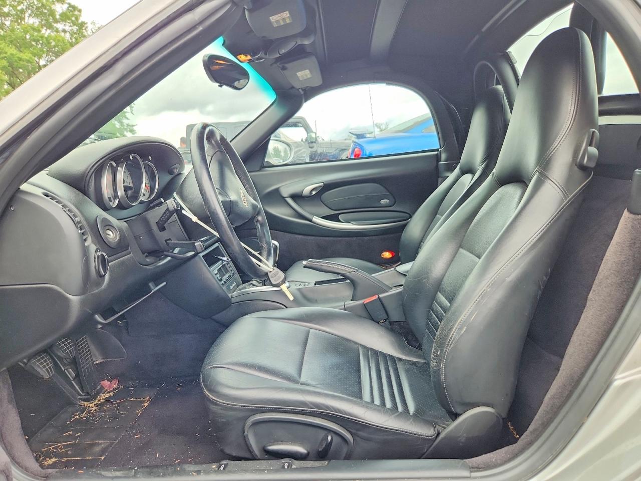 2002 Porsche Boxster S Silver vin: WP0CB29822U660919