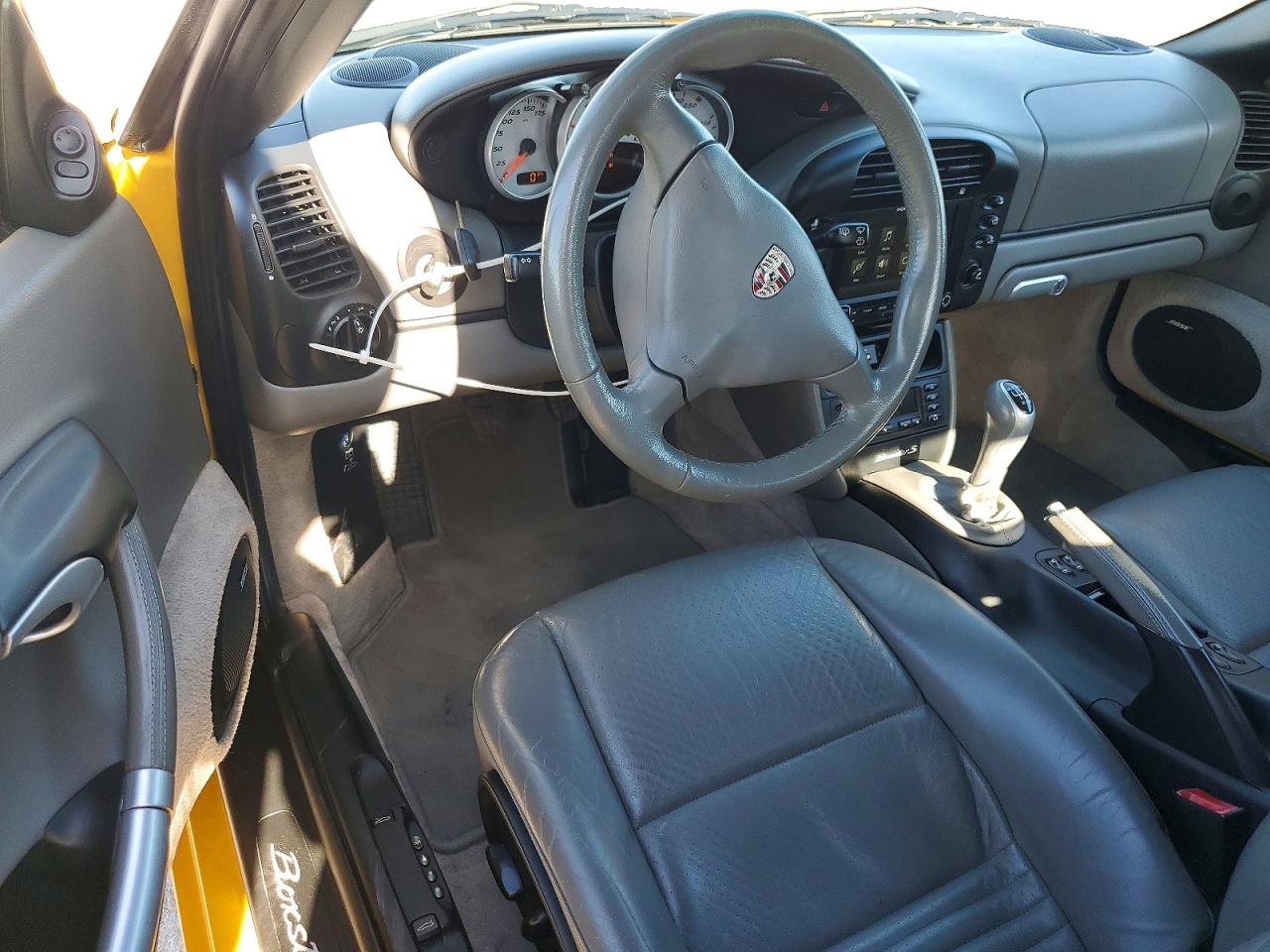2003 Porsche Boxster S Yellow vin: WP0CB29823U662090