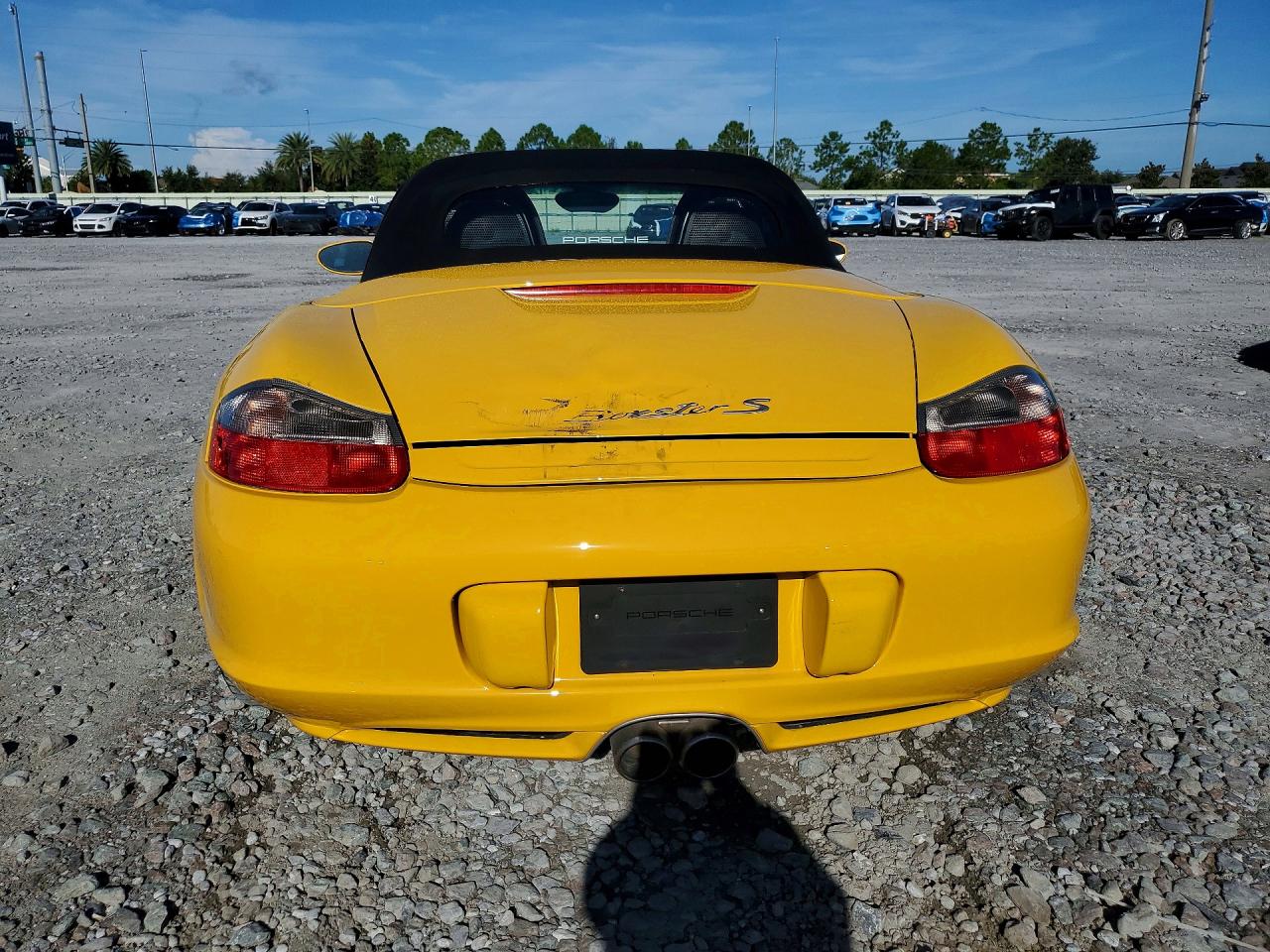 2003 Porsche Boxster S Yellow vin: WP0CB29823U662090