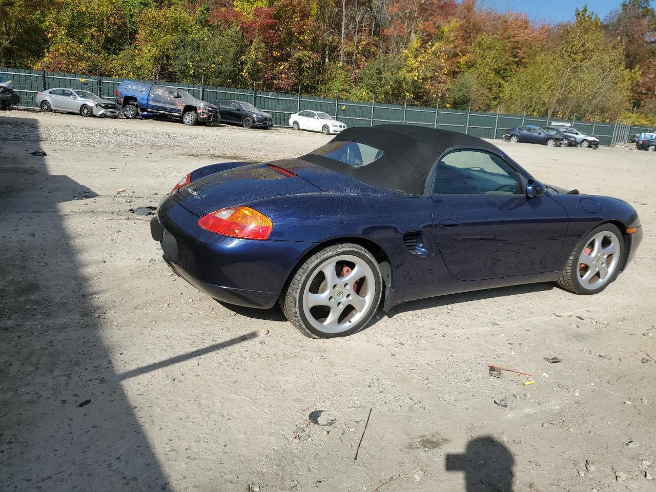 2001 Porsche Boxster S Blue vin: WP0CB29831U665206