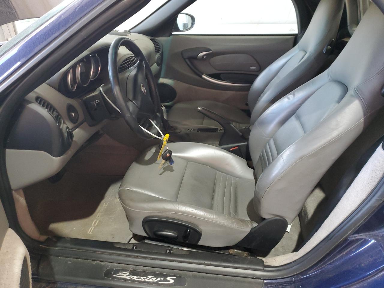 2001 Porsche Boxster S Blue vin: WP0CB29831U665206