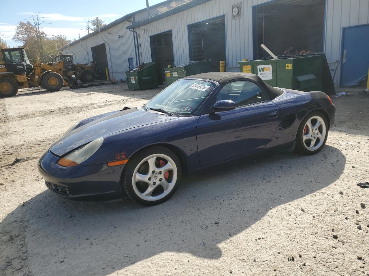 2001 Porsche Boxster S Blue vin: WP0CB29831U665206