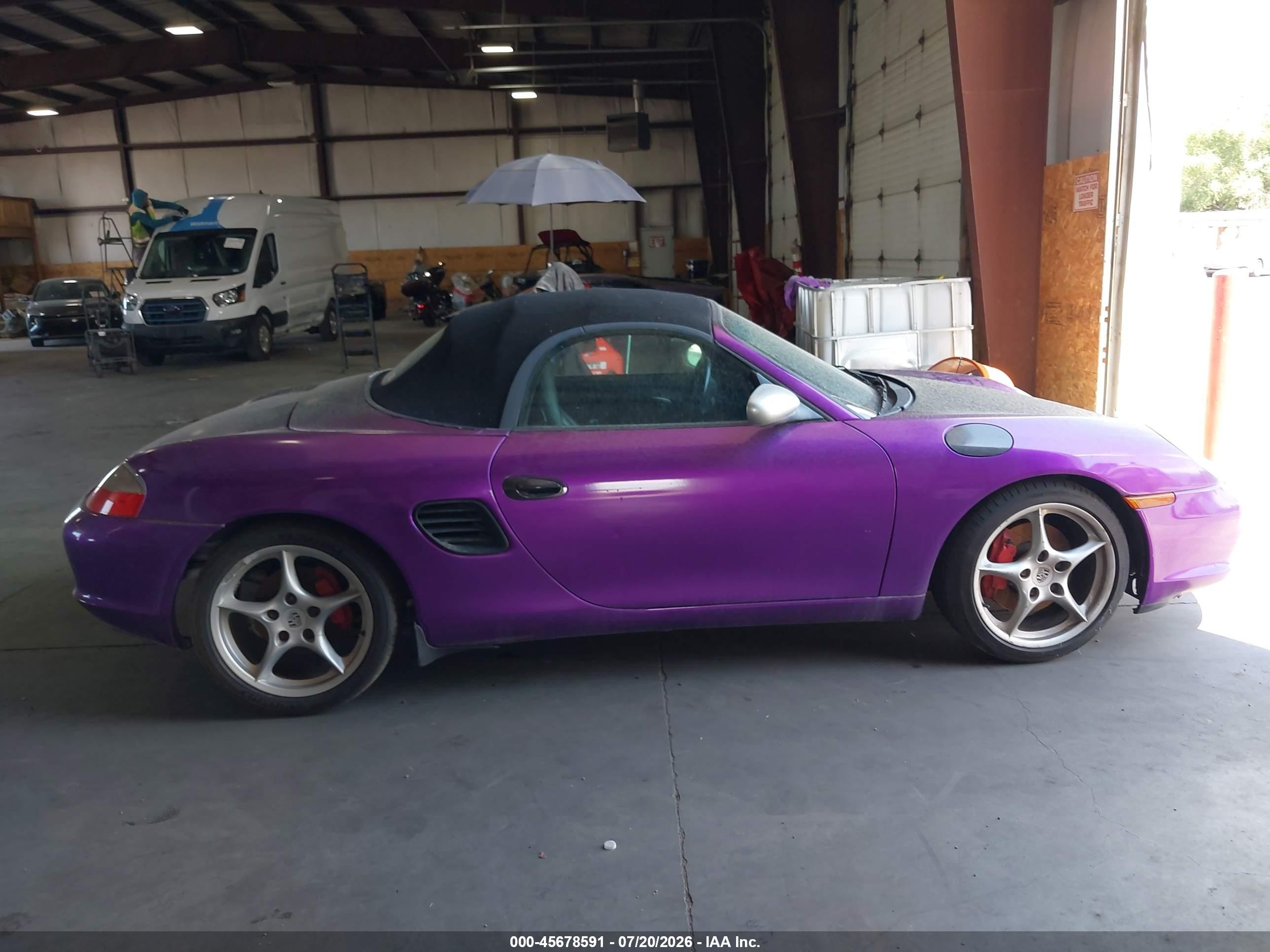 2003 Porsche Boxster S Фиолетовый vin: WP0CB29833U661367