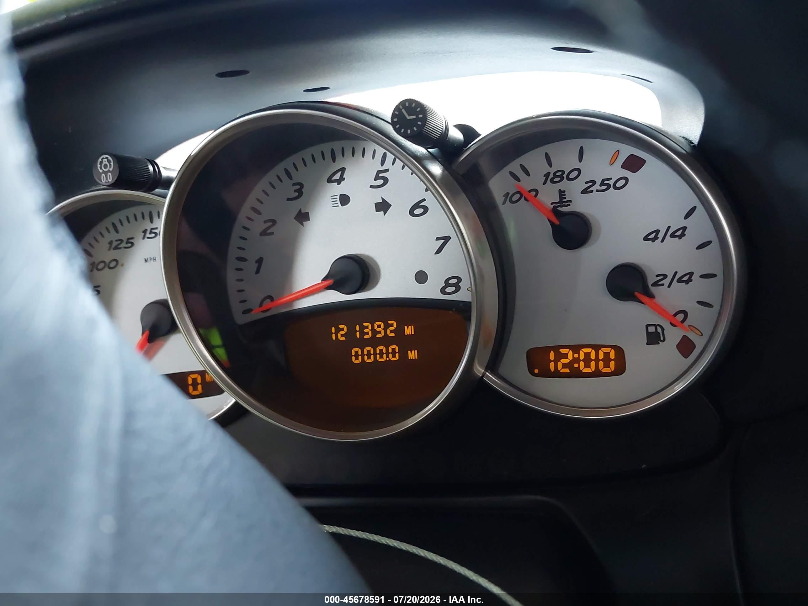 2003 Porsche Boxster S Фиолетовый vin: WP0CB29833U661367