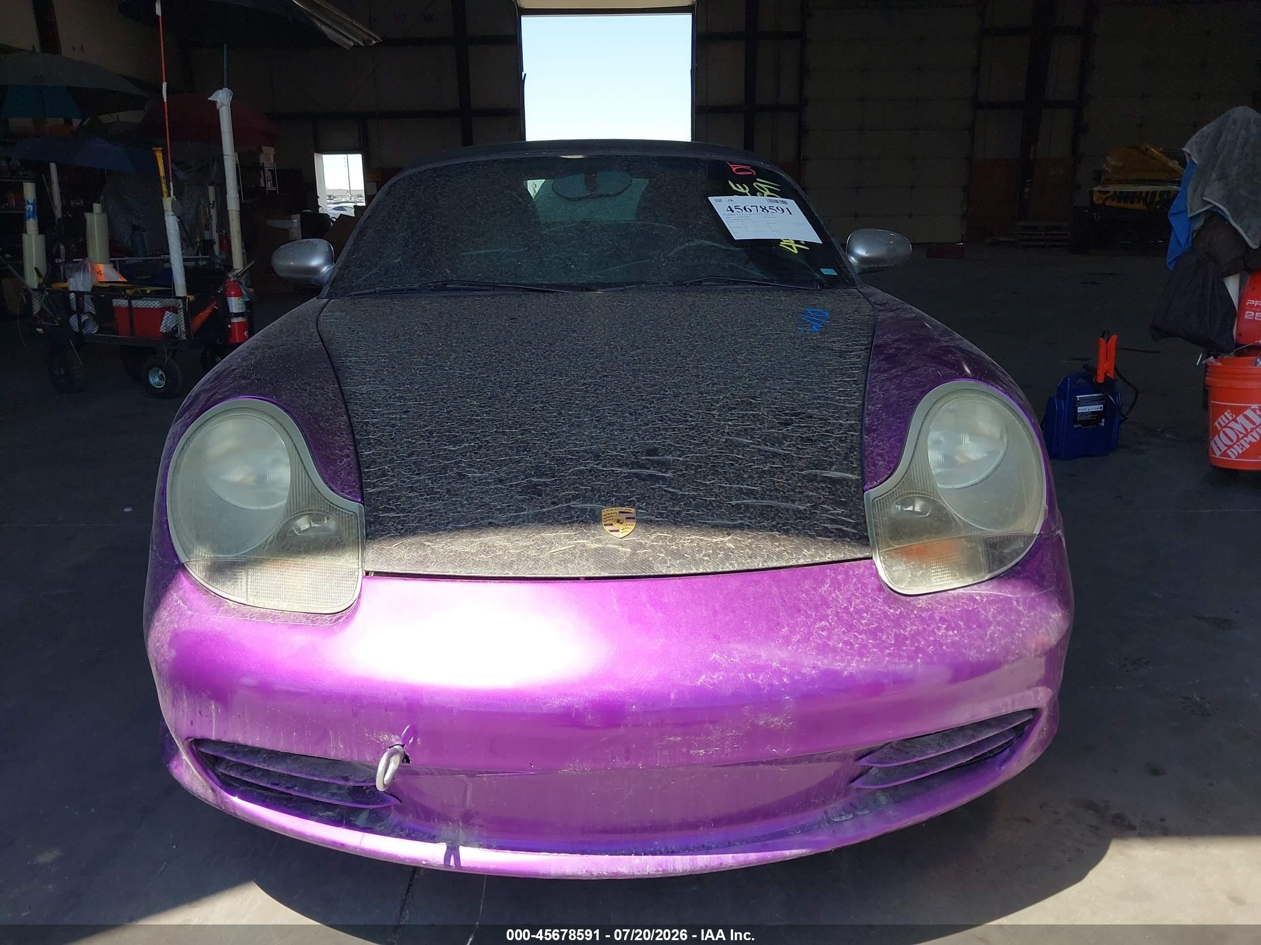 2003 Porsche Boxster S Фиолетовый vin: WP0CB29833U661367