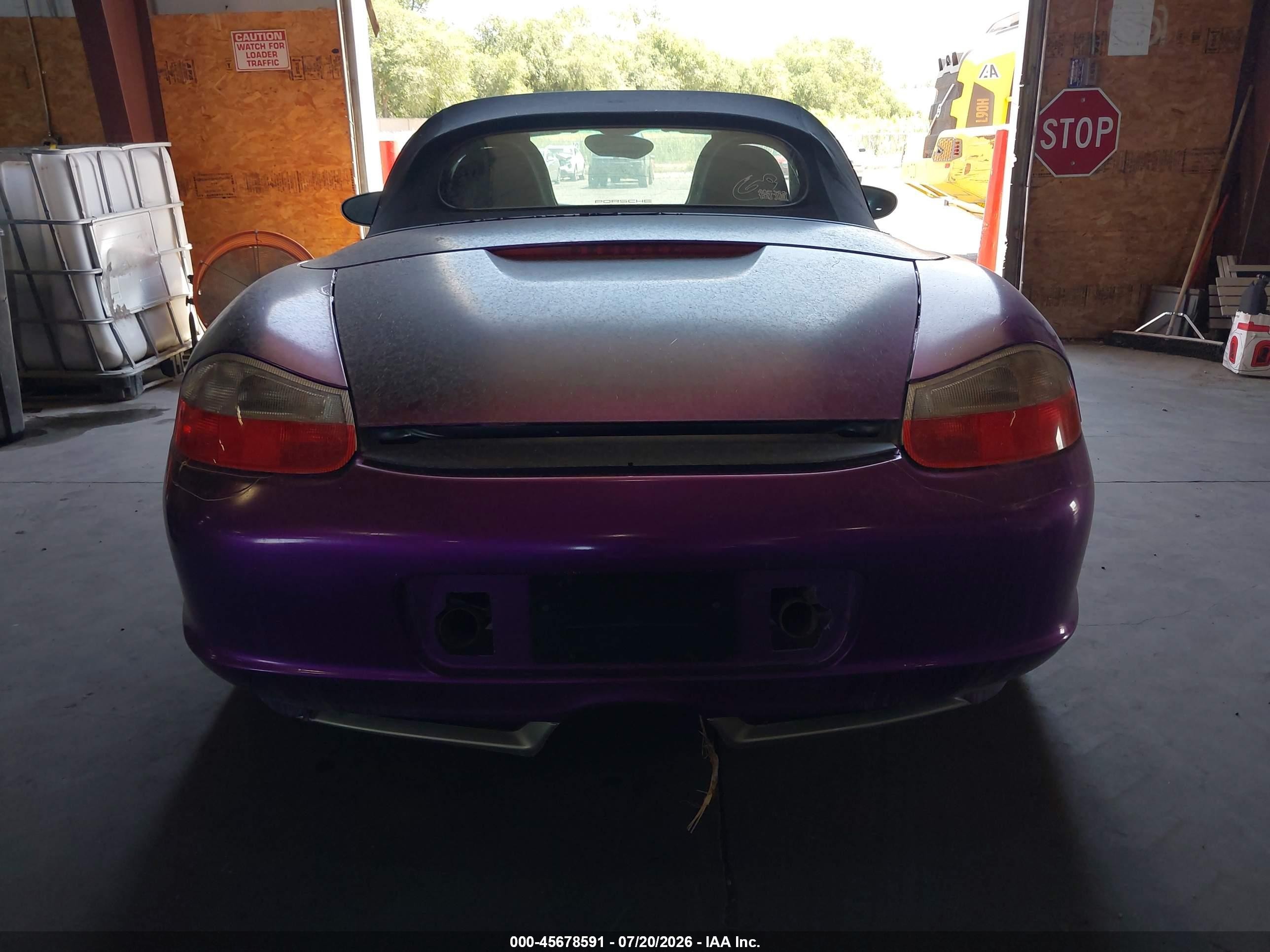 2003 Porsche Boxster S Фиолетовый vin: WP0CB29833U661367