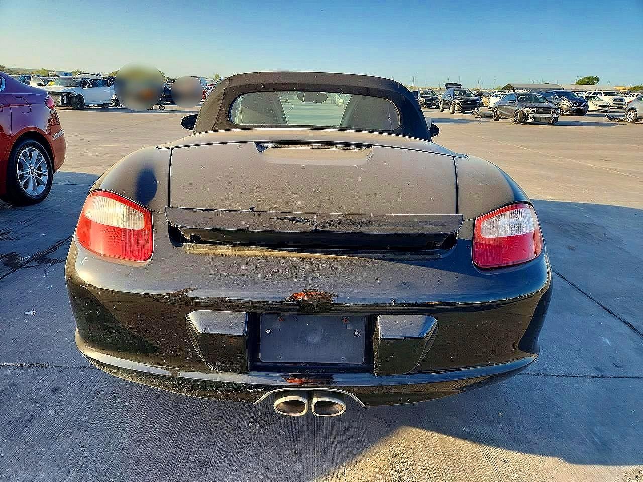 2006 Porsche Boxster S Black vin: WP0CB29836U732104