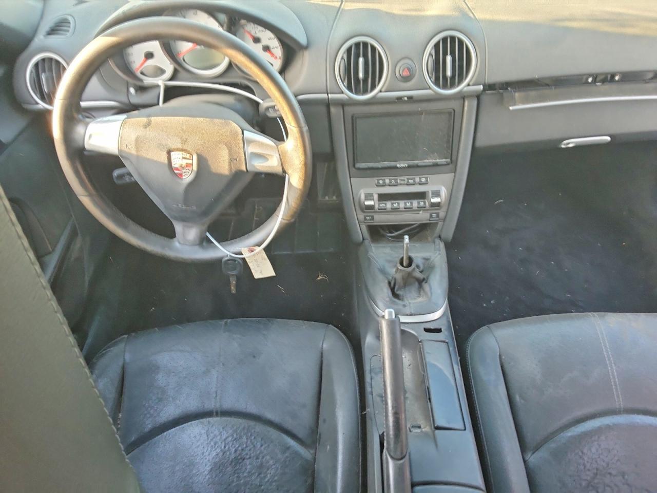 2006 Porsche Boxster S Black vin: WP0CB29836U732104