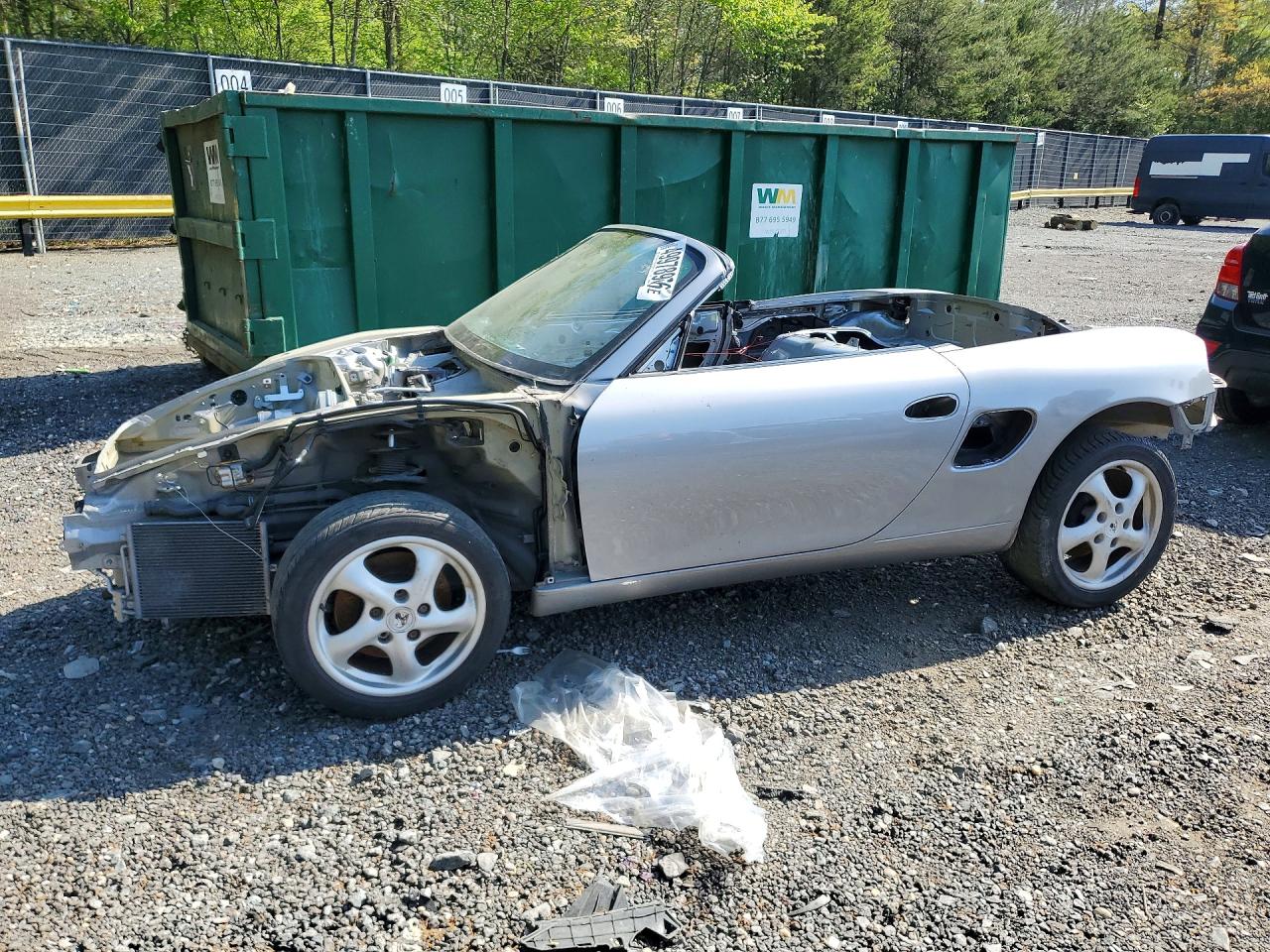 2004 Porsche Boxster S Серебряный vin: WP0CB29844U661704