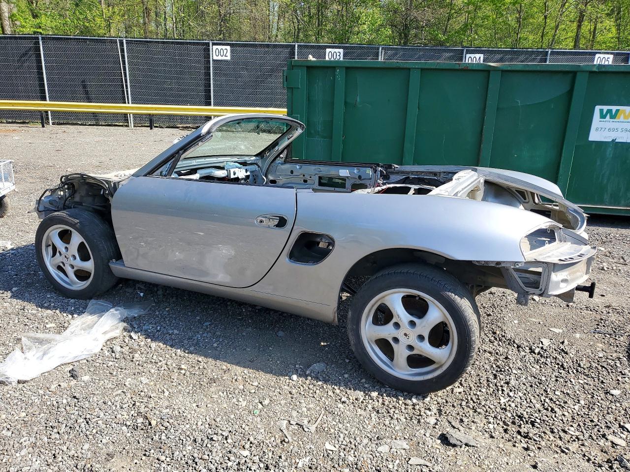 2004 Porsche Boxster S Silver vin: WP0CB29844U661704