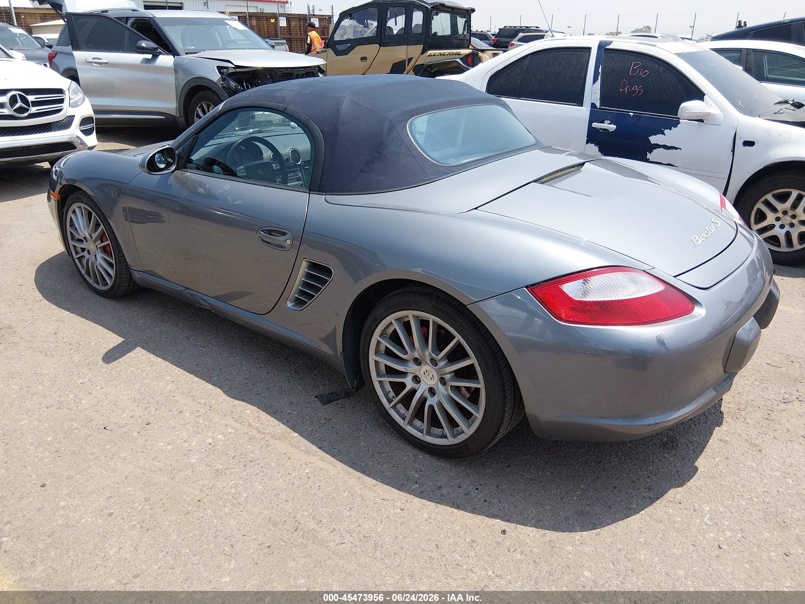 2005 Porsche Boxster S Серебряный vin: WP0CB29845U731512