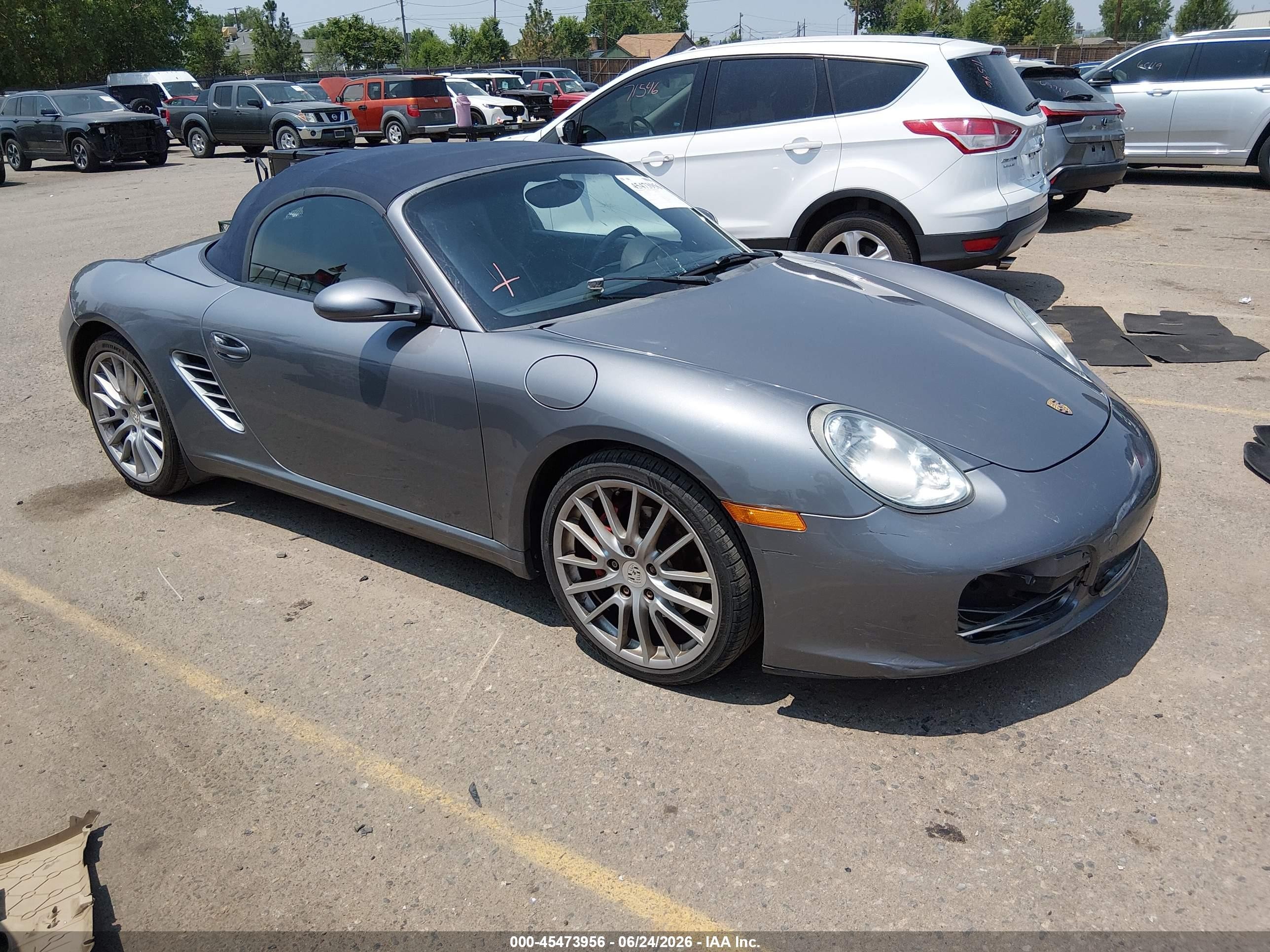 2005 Porsche Boxster S Серебряный vin: WP0CB29845U731512