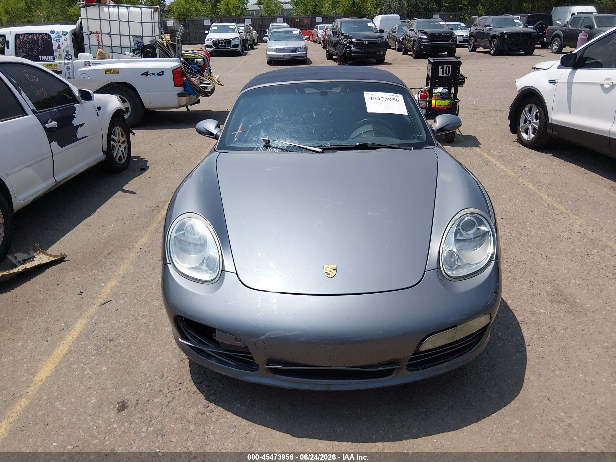 2005 Porsche Boxster S Серебряный vin: WP0CB29845U731512
