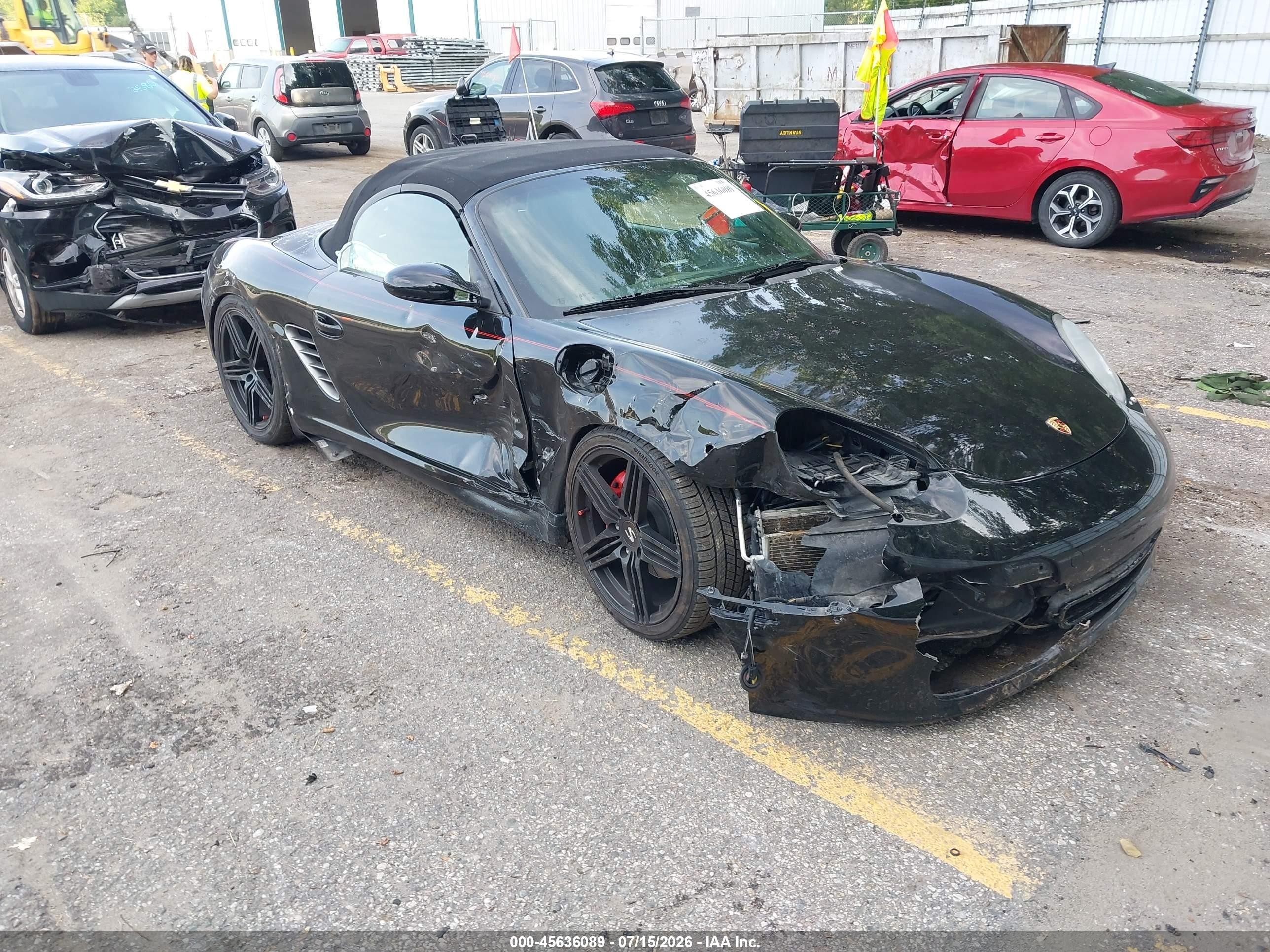 2006 Porsche Boxster S Black vin: WP0CB29846S730230