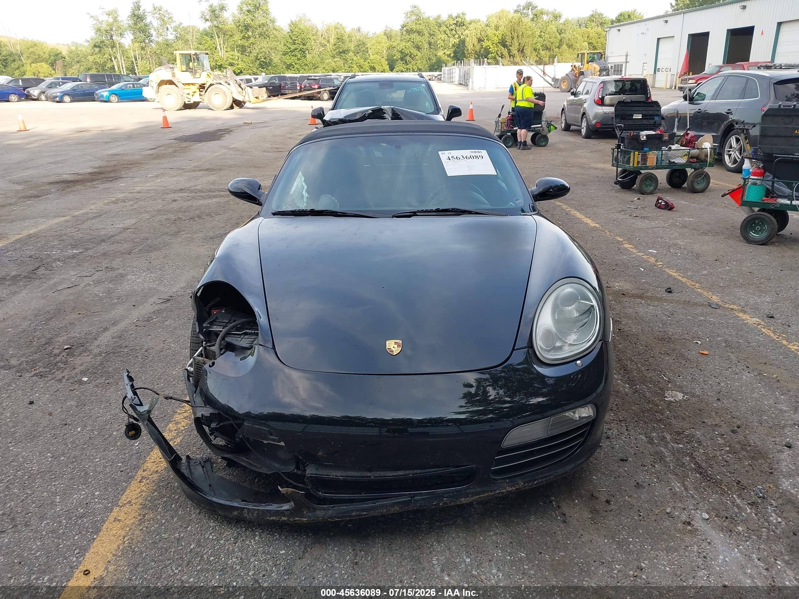 2006 Porsche Boxster S Black vin: WP0CB29846S730230