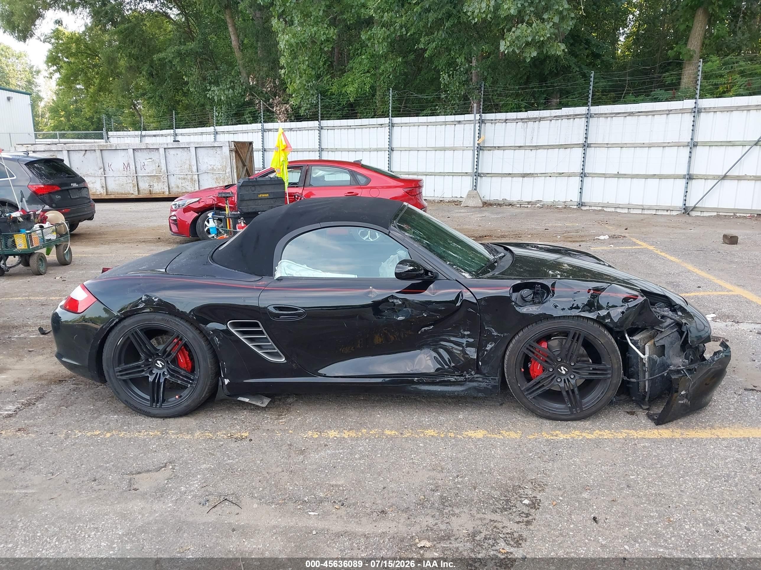 2006 Porsche Boxster S Black vin: WP0CB29846S730230
