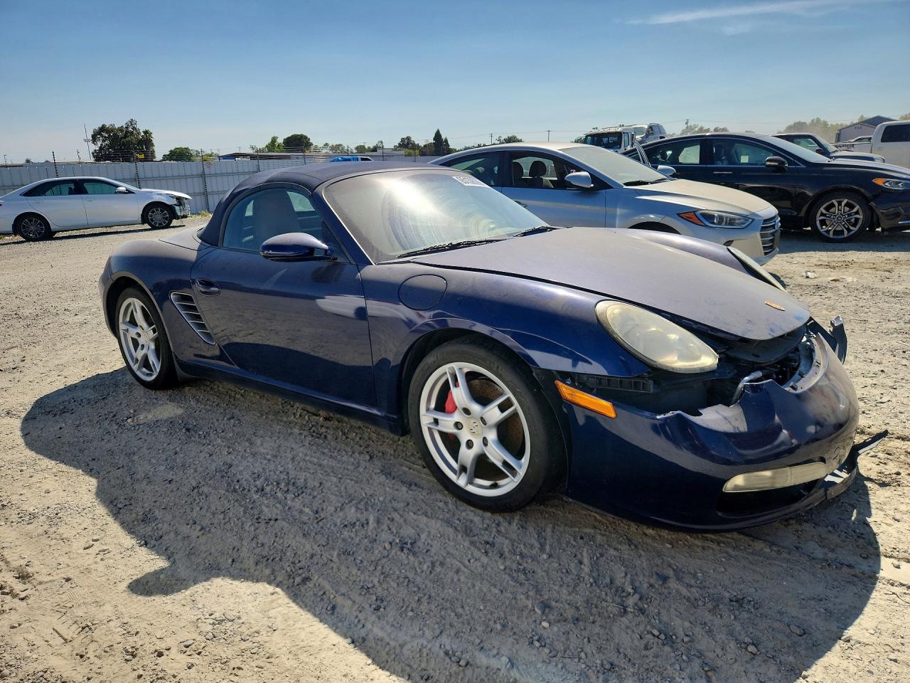 2006 Porsche Boxster S Blue vin: WP0CB29846U730524