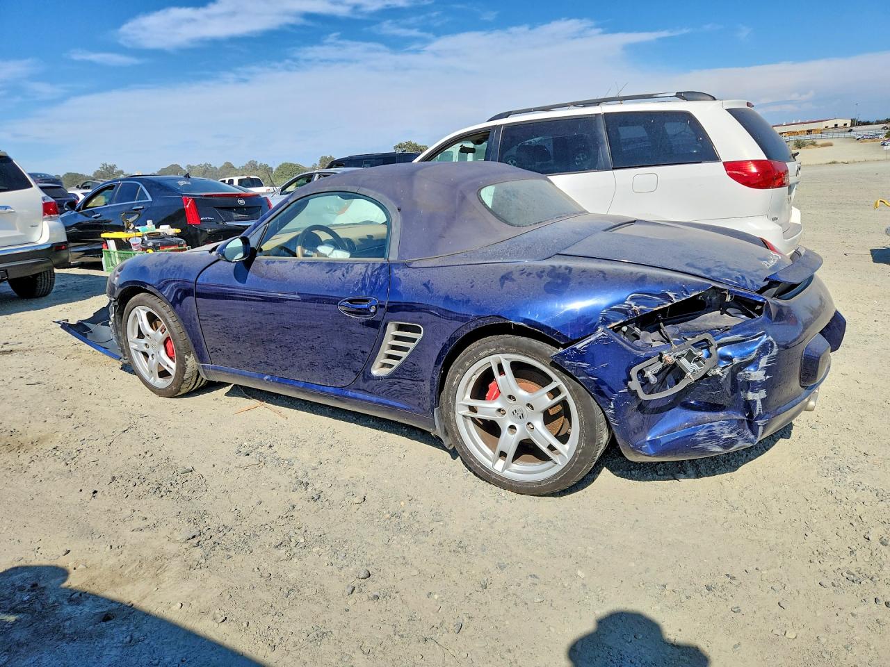 2006 Porsche Boxster S Blue vin: WP0CB29846U730524