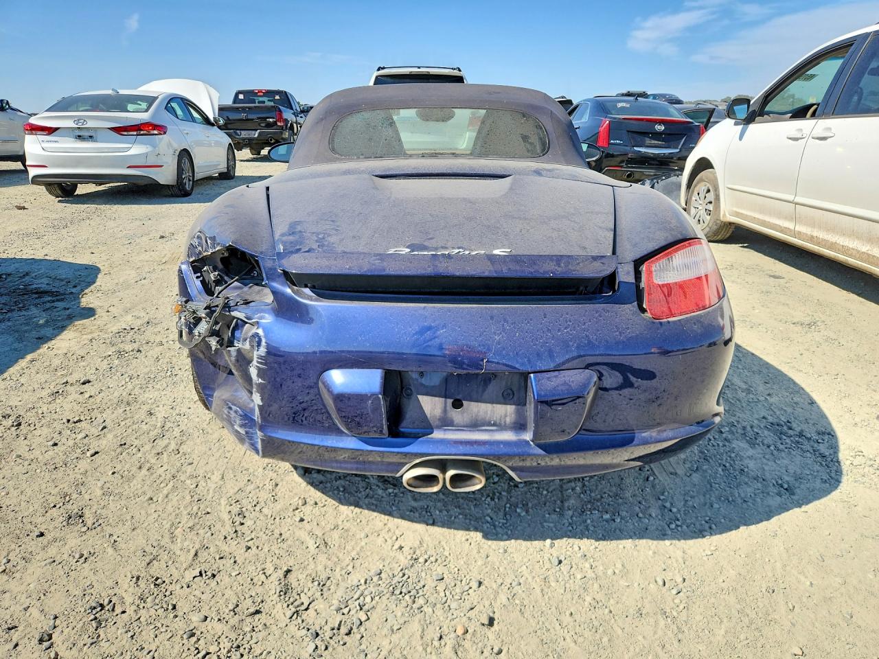 2006 Porsche Boxster S Blue vin: WP0CB29846U730524