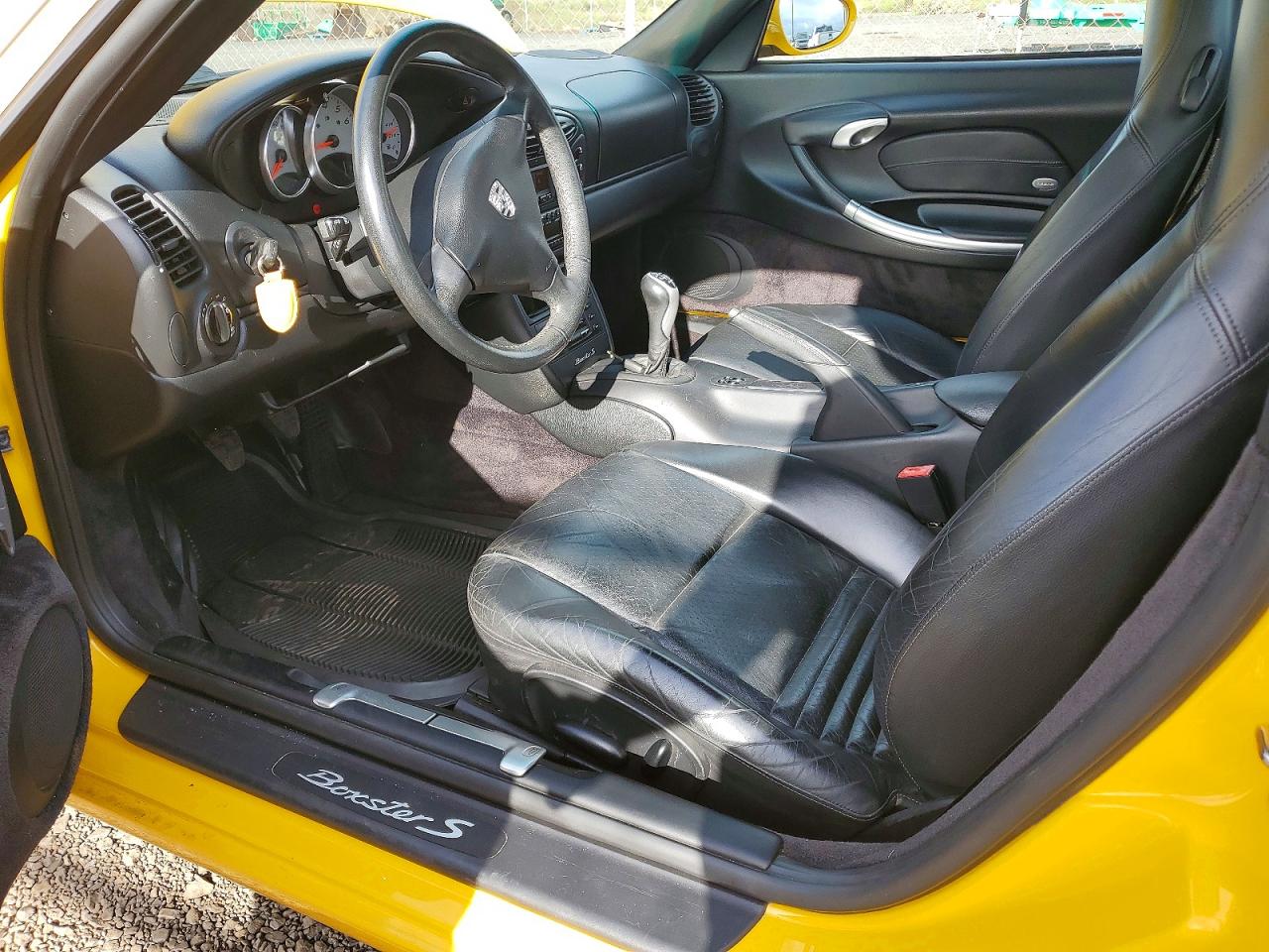 2000 Porsche Boxster S Yellow vin: WP0CB2984YU661594