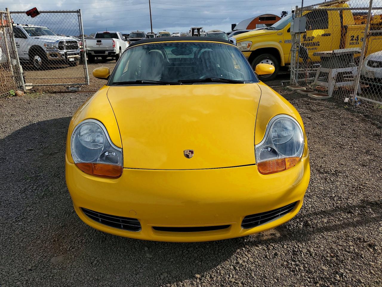 2000 Porsche Boxster S Yellow vin: WP0CB2984YU661594