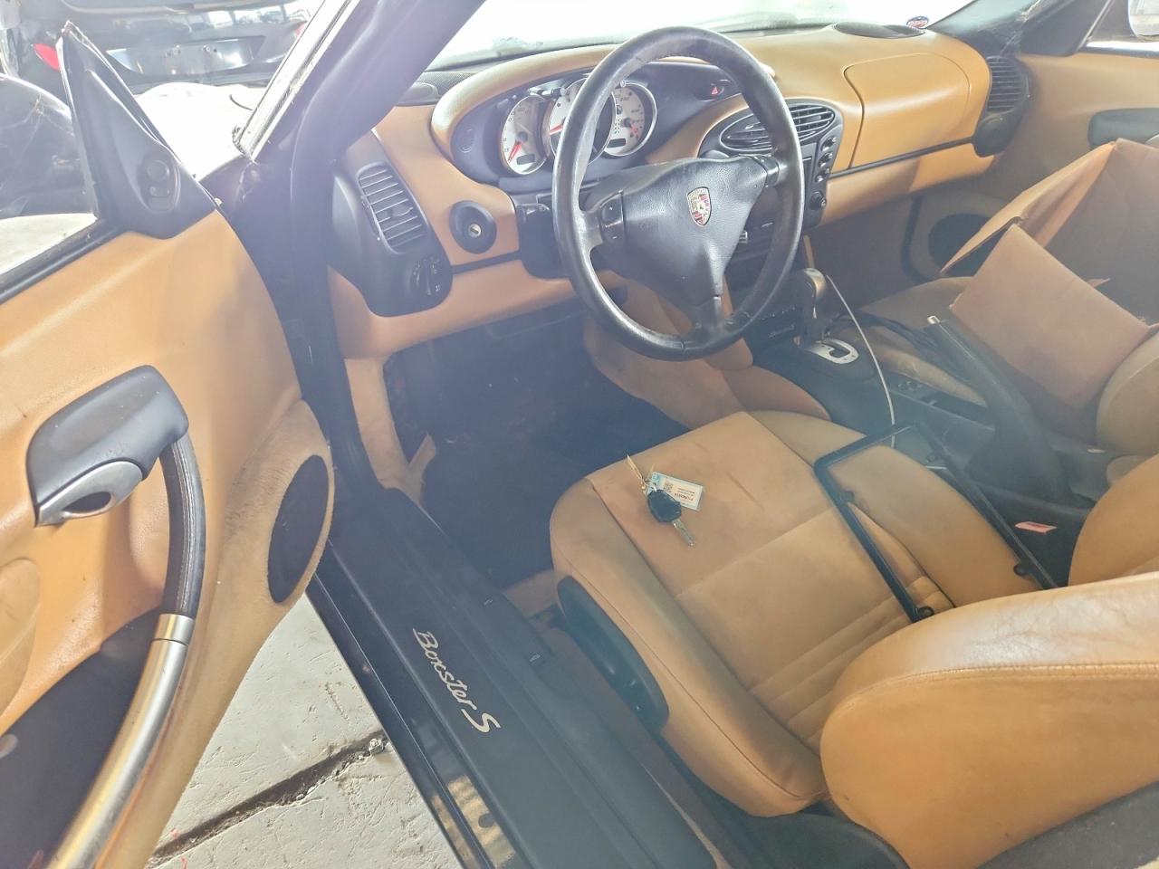 2001 Porsche Boxster S Black vin: WP0CB29851U665014