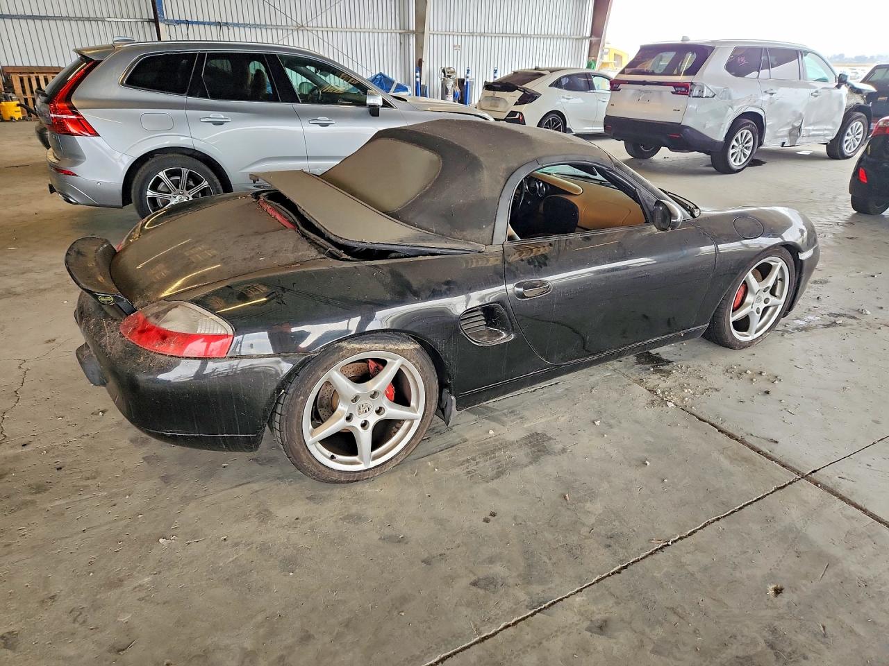 2001 Porsche Boxster S Black vin: WP0CB29851U665014
