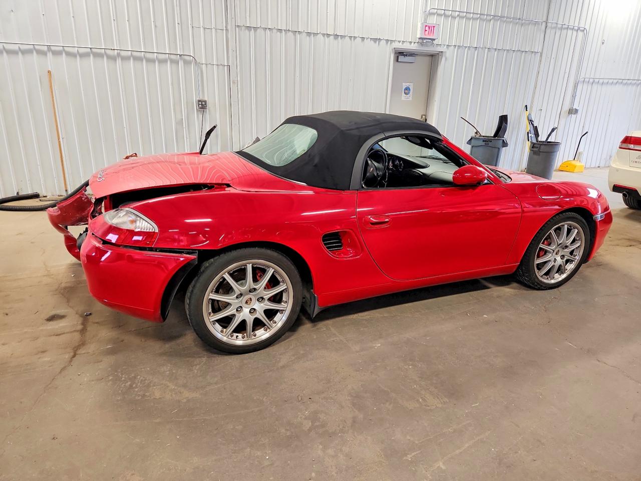 2002 Porsche Boxster S Red vin: WP0CB29852U660428