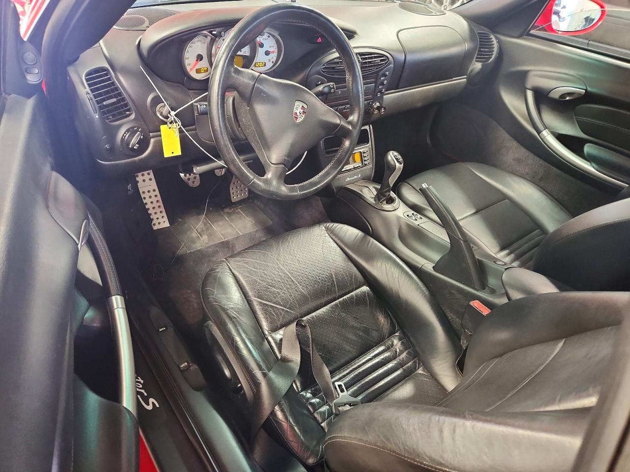 2002 Porsche Boxster S Red vin: WP0CB29852U660428
