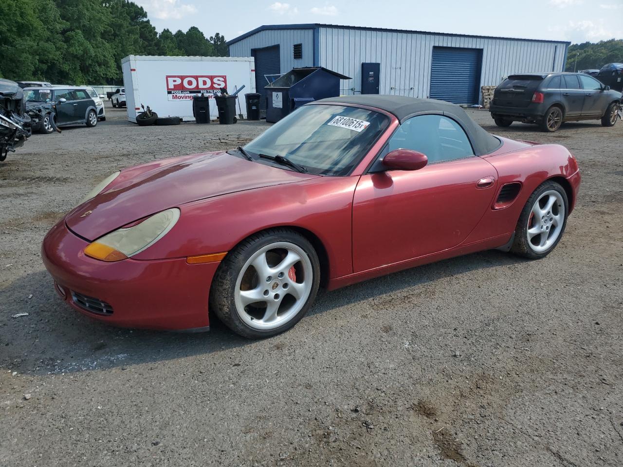 2002 Porsche Boxster S Red vin: WP0CB29852U661028