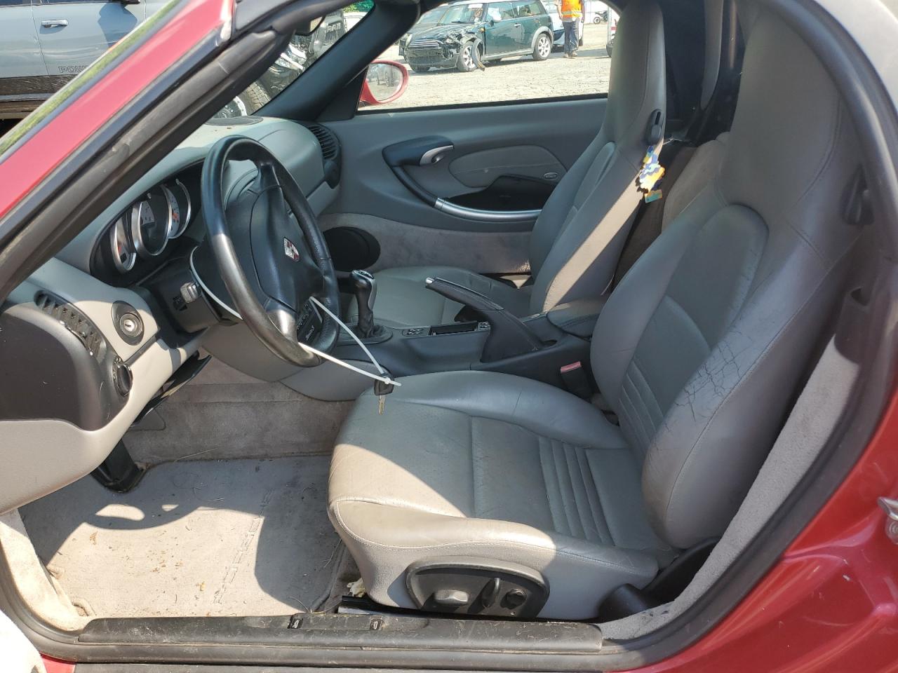 2002 Porsche Boxster S Red vin: WP0CB29852U661028