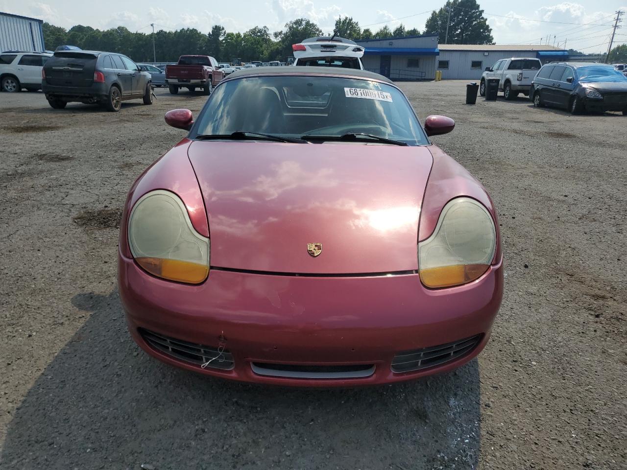 2002 Porsche Boxster S Red vin: WP0CB29852U661028