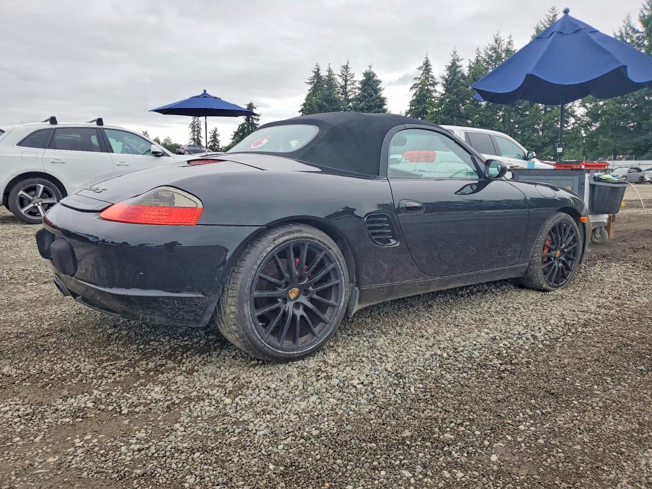 2003 Porsche Boxster S Black vin: WP0CB29853U660625