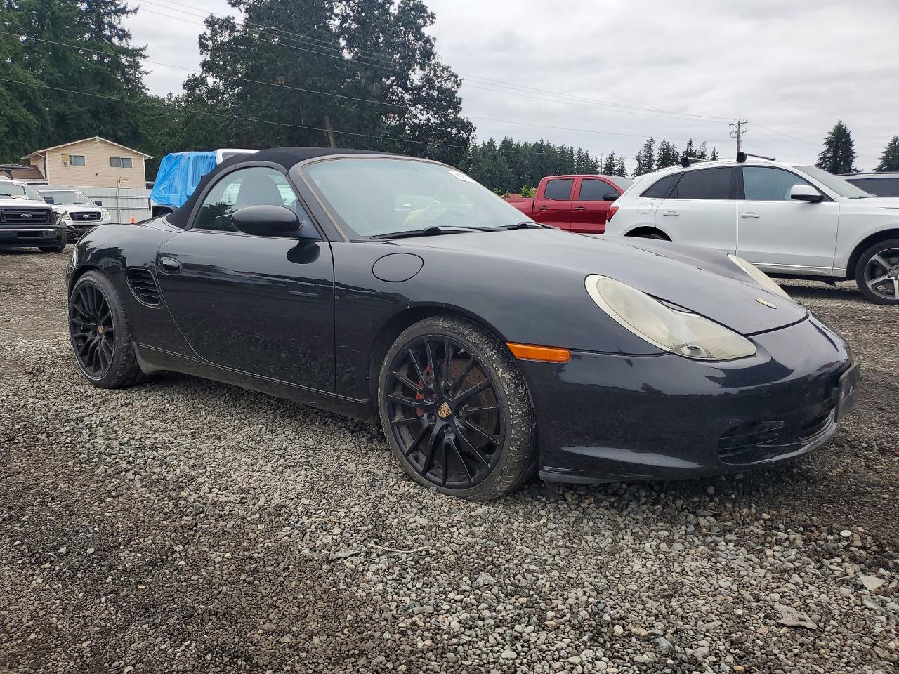 2003 Porsche Boxster S Black vin: WP0CB29853U660625