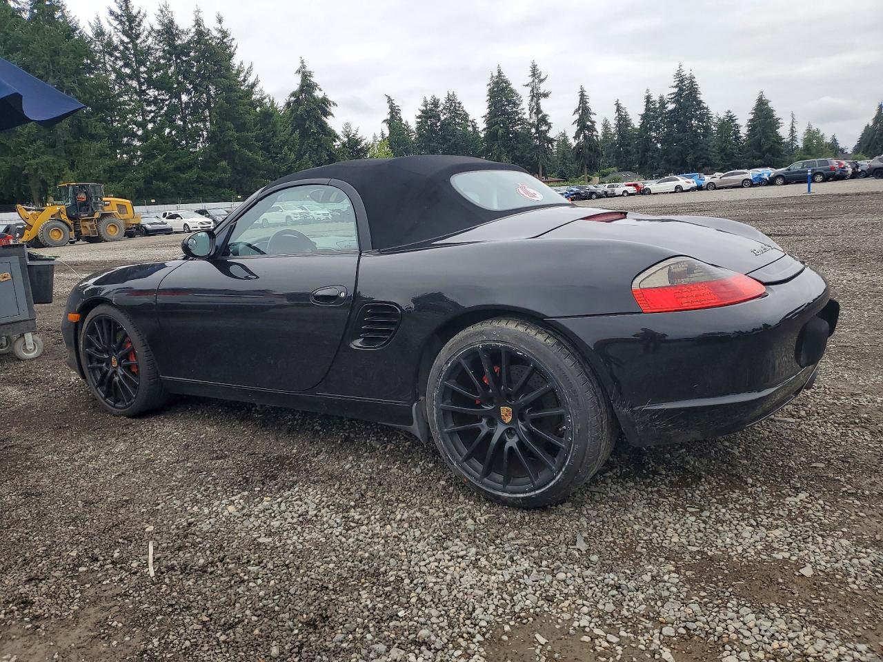 2003 Porsche Boxster S Black vin: WP0CB29853U660625