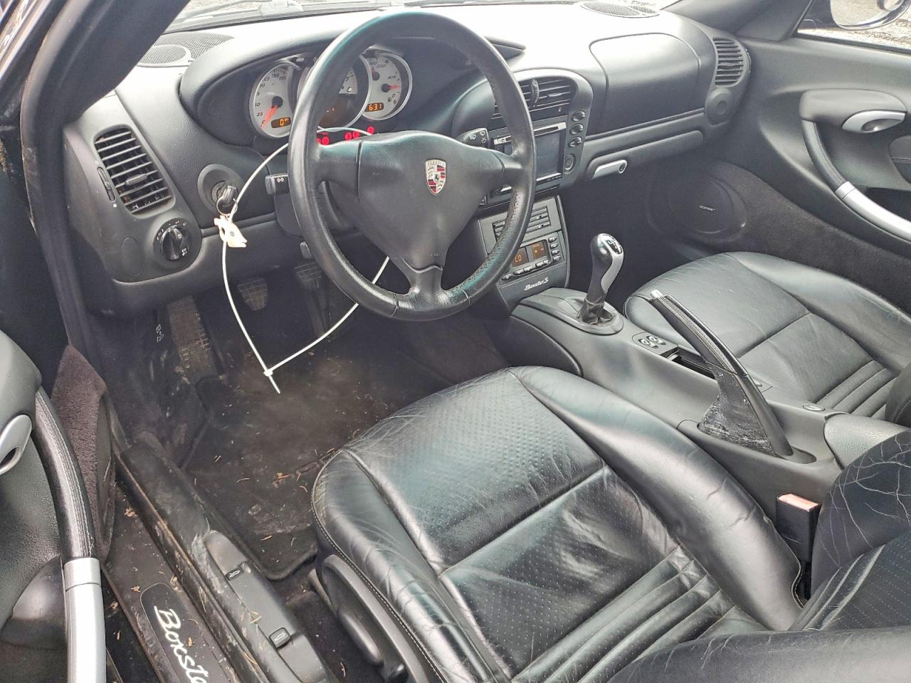 2003 Porsche Boxster S Black vin: WP0CB29853U660625