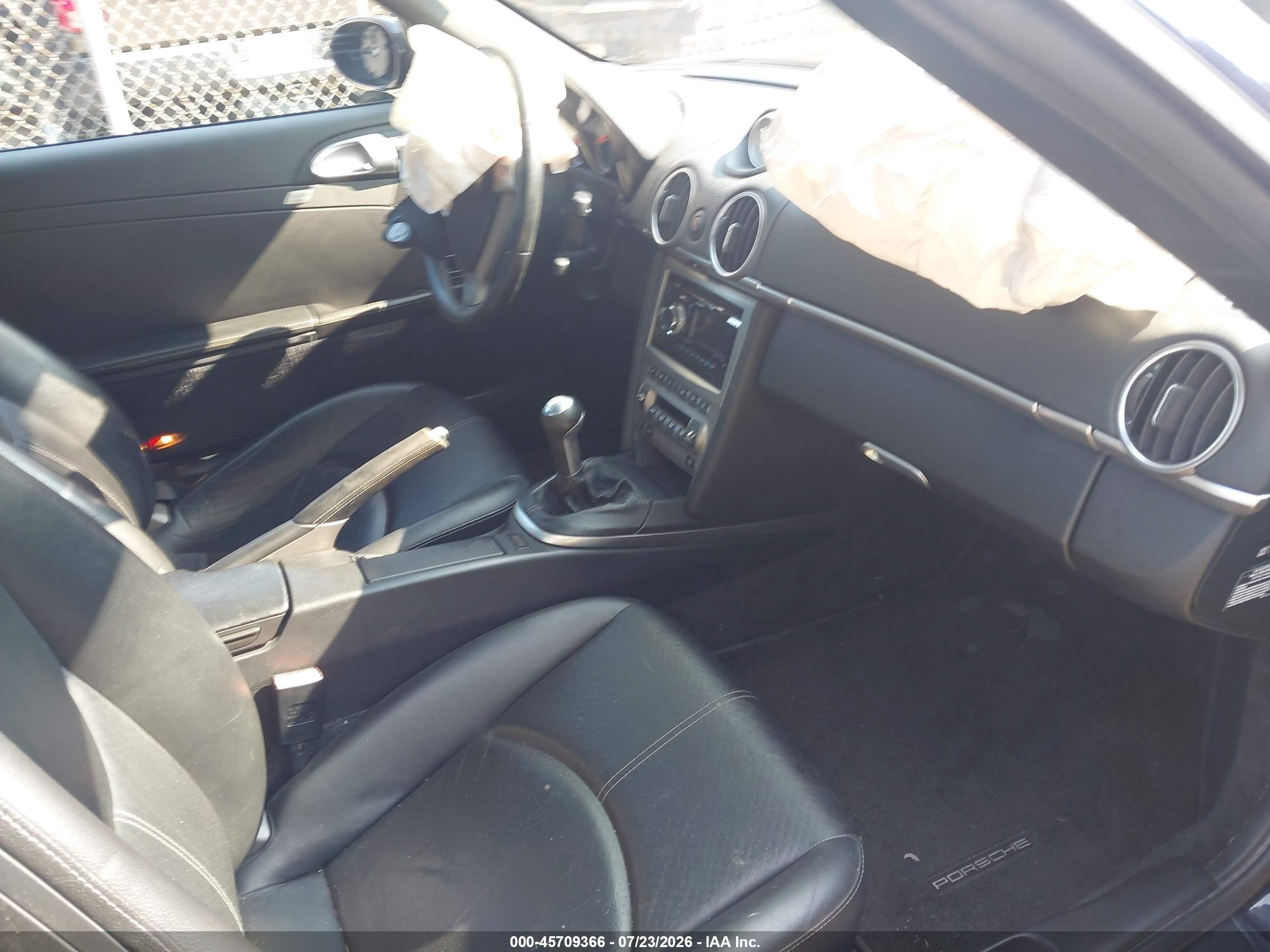 2005 Porsche Boxster S Синий vin: WP0CB29855U731969