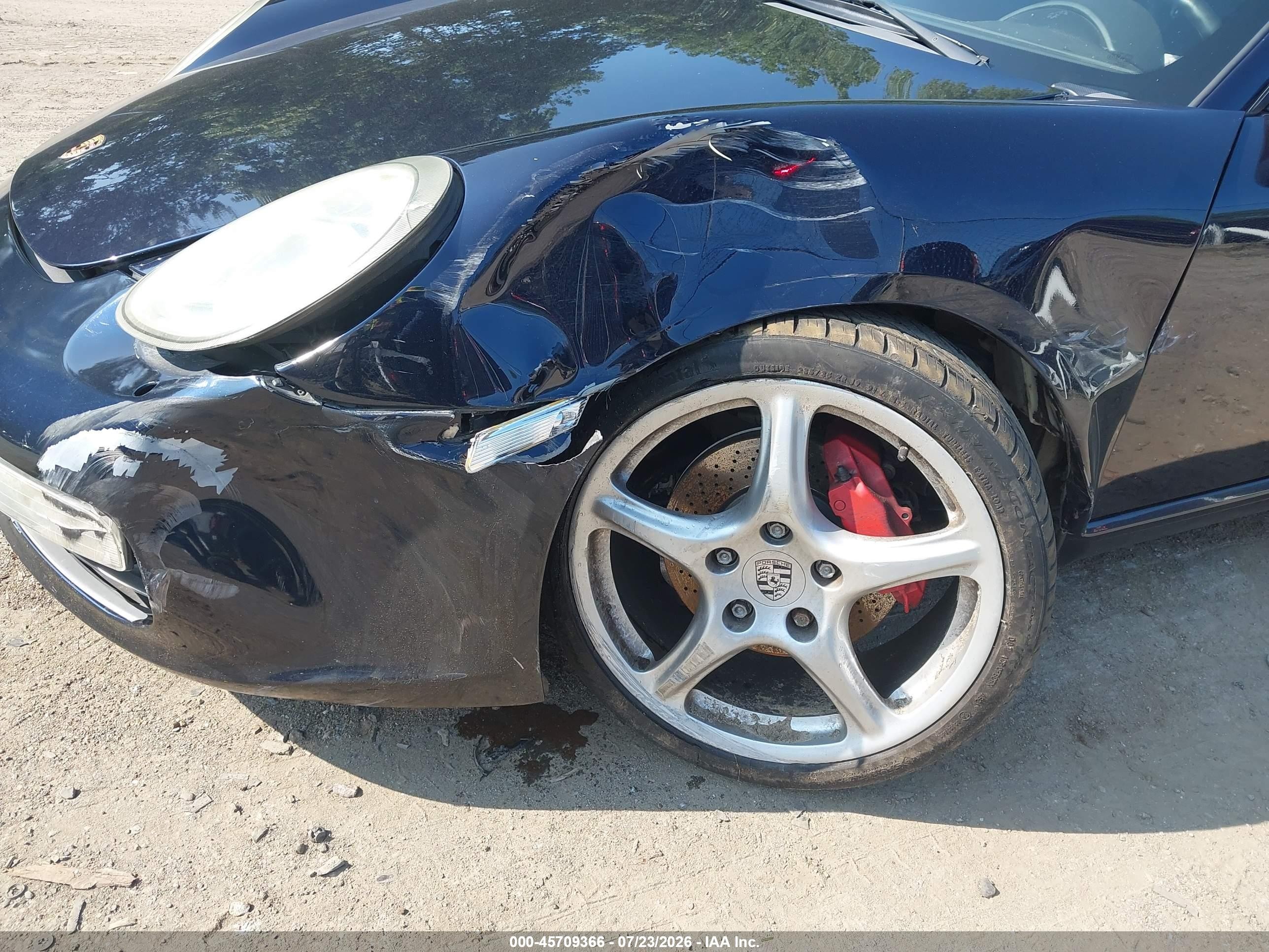 2005 Porsche Boxster S Синий vin: WP0CB29855U731969