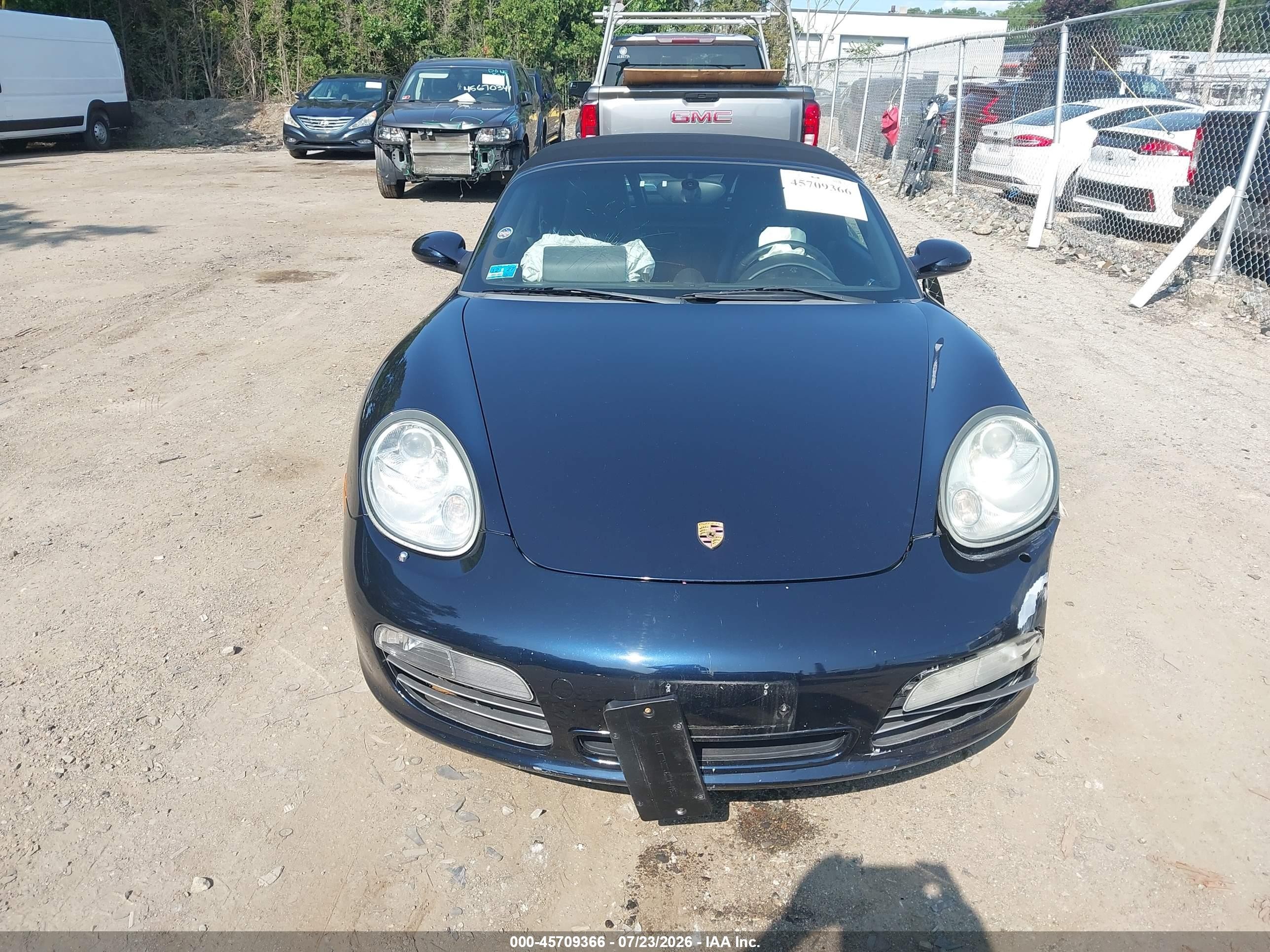 2005 Porsche Boxster S Синий vin: WP0CB29855U731969