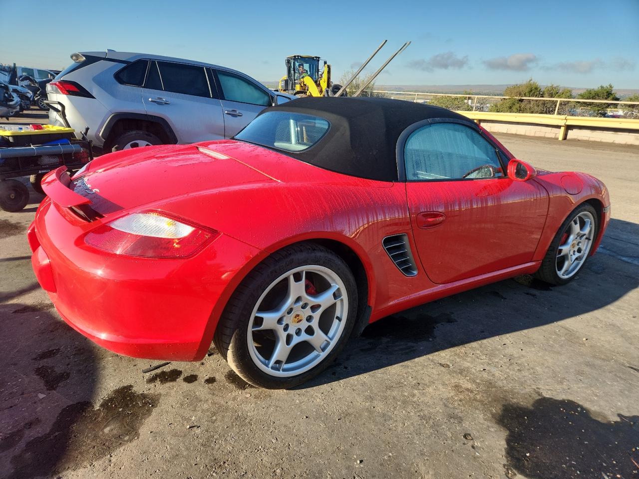2006 Porsche Boxster S Красный vin: WP0CB29856U730483