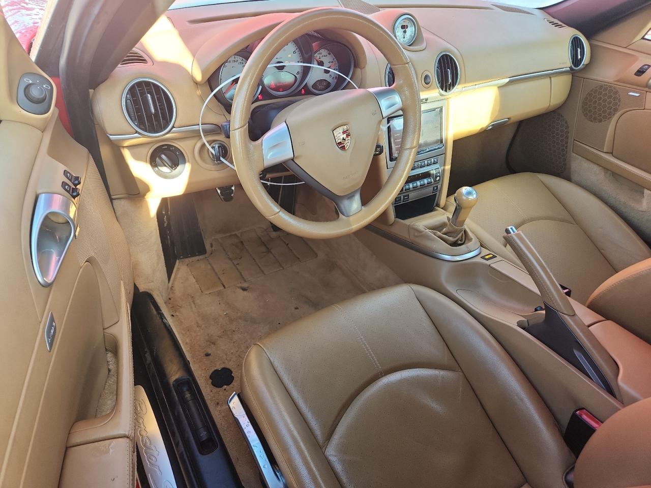 2006 Porsche Boxster S Красный vin: WP0CB29856U730483