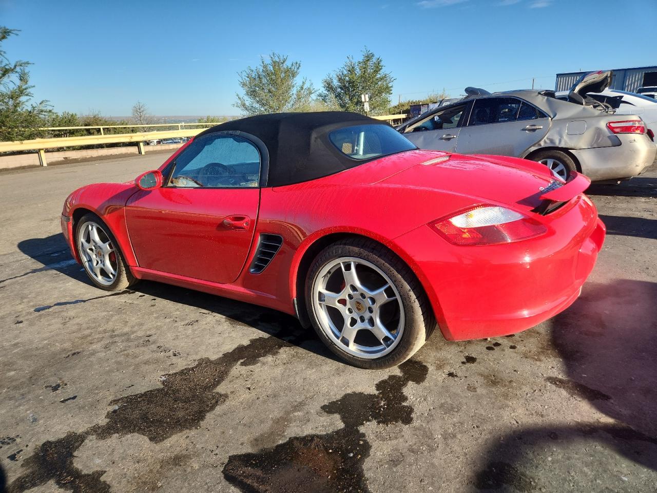 2006 Porsche Boxster S Красный vin: WP0CB29856U730483